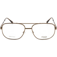 Elasta Men's Eyeglasses - Clear Lens Brown Aviator Shaped Metal Frame | E 3121 009Q 00 ,