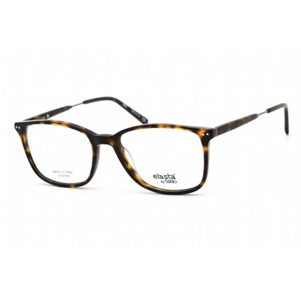 Elasta Men's Eyeglasses - Clear Lens Dark Havana Plastic Square Frame | 1642 0086 00 ,