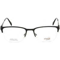 Elasta Men's Eyeglasses - Clear Lens Half Rim Matte Black Steel Frame | E 7230 0003 00 ,