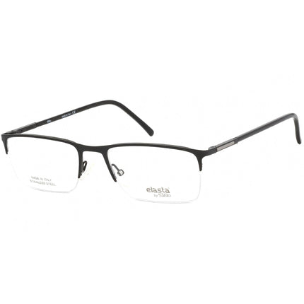 Elasta Men's Eyeglasses - Clear Lens Matte Black Rectangular Frame | E 7233 0003 00 ,