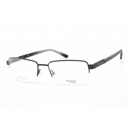 Elasta Men's Eyeglasses - Dark Grey Metal Rectangular Shape Frame | E 3120 0HWJ 00 ,