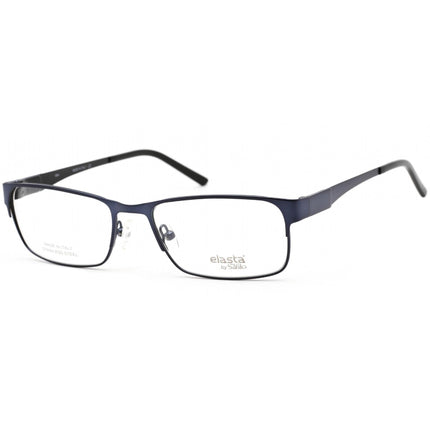 Elasta Men's Eyeglasses - Full Rim Blue and Black Rectangular Frame | 7196 0JWV 00 ,