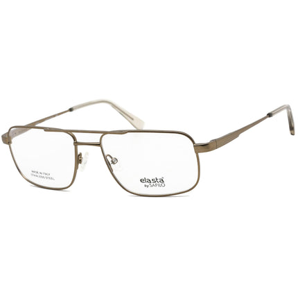 Elasta Men's Eyeglasses - Full Rim Light Brown Rectangular Frame | E 7236 0TUI 00 ,