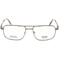 Elasta Men's Eyeglasses - Full Rim Light Brown Rectangular Frame | E 7236 0TUI 00 ,