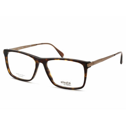 Elasta Men's Eyeglasses - Havana Rectangular Plastic Full Rim Frame | E 1644 0086 00 ,