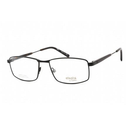 Elasta Men's Eyeglasses - Matte Black Stainless Steel Rectangular Frame | E 7235 0003 ,