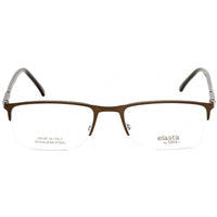Elasta Men's Eyeglasses - Matte Brown/Black Stainless Steel Frame | E 7233 04IN 00 ,