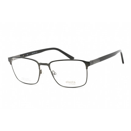Elasta Men's Eyeglasses - Matte Grey Stainless Steel/Acetate Square | E 3124 0FRE 00 ,