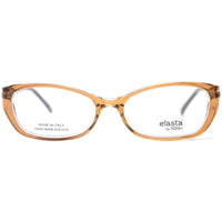 Elasta Unisex Eyeglasses - Brown Butterfly Shape Frame Demo Lens, 53 mm | E 5798 0W54 ,