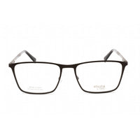 Elasta Unisex Eyeglasses - Dark Brown Stainless Steel Square Frame | E 7250 0R0Z 00 ,