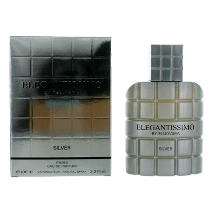 Elegantissimo Silver by Parfum Fujiyama, 3.3 oz Eau De Parfum Spray for Men ,