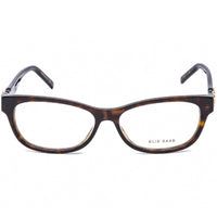 Elie Saab Women's Eyeglasses - Dark Havana Rectangular Shaped Frame | ES 044 0086 00 ,