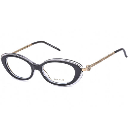 Elie Saab Women's Eyeglasses - Full Rim Grey and Gold Oval Shape Frame | ES 049 0FT3 ,