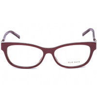 Elie Saab Women's Eyeglasses - Full Rim Opal Burgundy Plastic Frame | ES 044 0LHF 00 ,