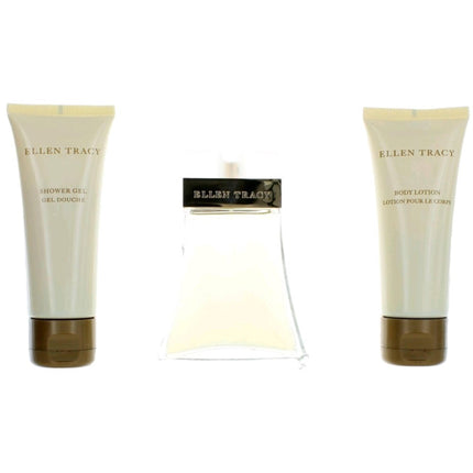 Ellen Tracy Women's Personal Care Gift Set - Alluring and Memorable Aroma, 3 Piece ,