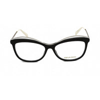 Emilio Pucci Women's Eyeglasses - Clear Demo Lens Black/Silver Plastic | EP5135 005 ,