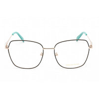 Emilio Pucci Women's Eyeglasses - Clear Demo Lens Gold and Black Frame | EP5179 005 ,
