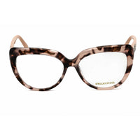 Emilio Pucci Women's Eyeglasses - Coloured Havana Frame Clear Demo Lens | EP5173 055 ,
