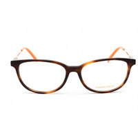 Emilio Pucci Women's Eyeglasses - Dark Havana/Gold Oval Plastic Frame | EP5137 052 ,