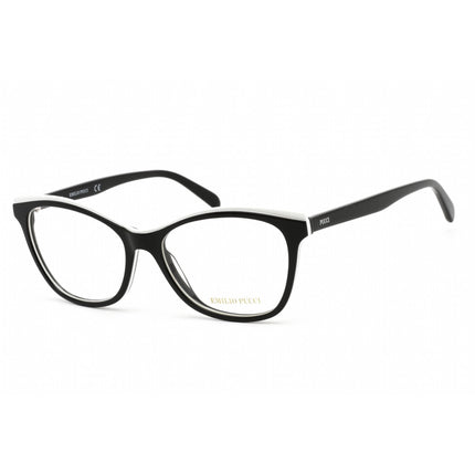 Emilio Pucci Women's Eyeglasses - Fixed Nose Pads Black Plastic Frame | EP5098 005 ,