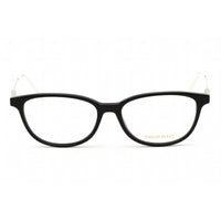 Emilio Pucci Women's Eyeglasses - Full Rim Shiny Black and Gold Plastic | EP5137 001 ,