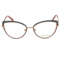 Emilio Pucci Women's Eyeglasses - Grey/Rose Gold Cat Eye Full Rim Frame | EP5143 020 ,