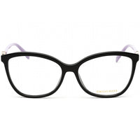 Emilio Pucci Women's Eyeglasses - Shiny Black and Purple Cat Eye Frame | EP5178 001 ,
