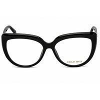 Emilio Pucci Women's Eyeglasses - Shiny Black Plastic Cat Eye Frame | EP5173 001 ,