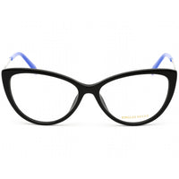 Emilio Pucci Women's Eyeglasses - Shiny Black/Blue/Silver Plastic Frame | EP5101 001 ,