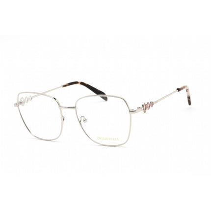 Emilio Pucci Women's Eyeglasses - Shiny Palladium Butterfly Metal Frame | EP5179 016 ,