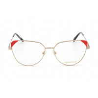 Emilio Pucci Women's Eyeglasses - Shiny Rose Gold/Coral/Blue Havana Metal | EP5112 028 ,