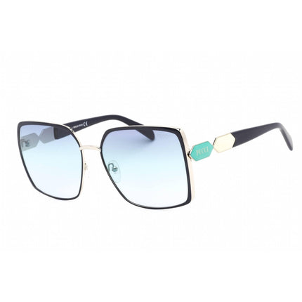 Emilio Pucci Women's Sunglasses - Blue/Other Rectangular Metal Frame | EP0169 92Z ,