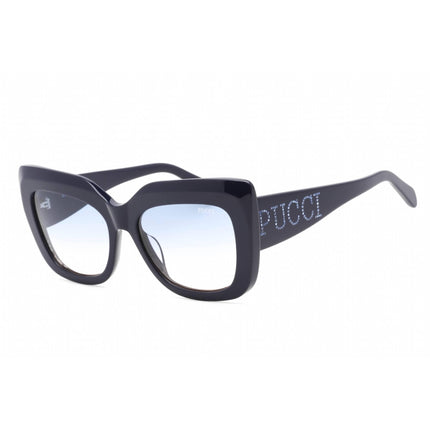 Emilio Pucci Women's Sunglasses - Cat Eye Shape Frame Gradient Blue Lens | EP0166 90W ,