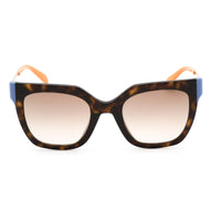 Emilio Pucci Women's Sunglasses - Dark Havana/Gold/Orange Plastic Frame | EP0121 52G ,