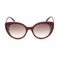Emilio Pucci Women's Sunglasses - Gradient Lens Red Cat Eye Shape Frame | EP0182 66T ,