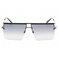 Emilio Pucci Women's Sunglasses - Half Rim Black Metal Square Shape Frame | EP0188 05B ,