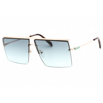 Emilio Pucci Women's Sunglasses - Half Rim Shiny Rose Gold Metal Square | EP0188 28B ,