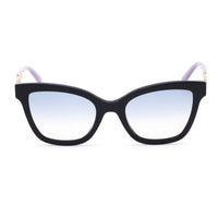 Emilio Pucci Women's Sunglasses - Shiny Black/Rose Gold/Lavender Frame | EP0158 90W ,