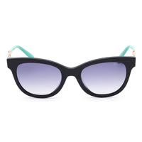Emilio Pucci Women's Sunglasses - Shiny Black/Rose Gold/Turquoise Frame | EP0157 90W ,