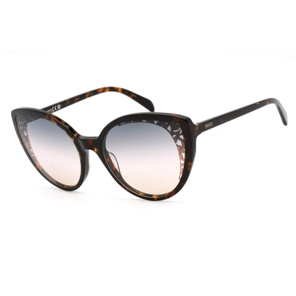 Emilio Pucci Women's Sunglasses - Smoke Lens Havana Cat Eye Shape Frame | EP0182 52B ,