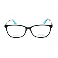 Emozioni Women's Eyeglasses - Black Turquoise Palladium Plastic Frame | 4044 0SJW 00 ,