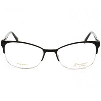 Emozioni Women's Eyeglasses - Black/Ruthenium Cat Eye Shaped Frame | EM 4389 0284 00 ,
