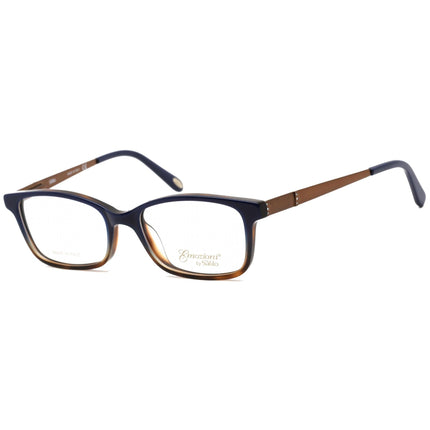 Emozioni Women's Eyeglasses - Blue/Havana/Brown Rectangular Shape Frame | 4050 04FK 00 ,
