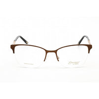 Emozioni Women's Eyeglasses - Brown Gold Metal Cat Eye Shape Frame | EM 4396 0FG4 00 ,
