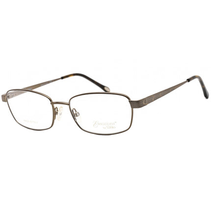 Emozioni Women's Eyeglasses - Brown/Havana Rectangular Shape Frame | EM 4406 0WR9 00 ,