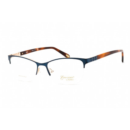 Emozioni Women's Eyeglasses - Clear Lens Blue Gold Metal Cat Eye Frame | 4379 0KY2 00 ,