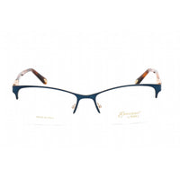 Emozioni Women's Eyeglasses - Clear Lens Blue Gold Metal Cat Eye Frame | 4379 0KY2 00 ,