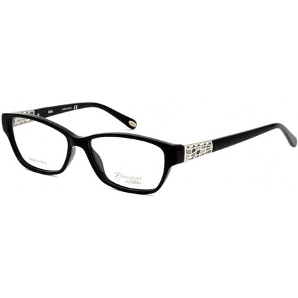 Emozioni Women's Eyeglasses - Full Rim Black Cat Eye Plastic Frame | EM 4053 0807 00 ,