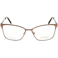 Emozioni Women's Eyeglasses - Full Rim Light Brown Cat Eye Frame | EM 4395 0TUI 00 ,