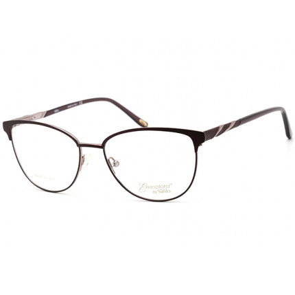 Emozioni Women's Eyeglasses - Full Rim Plum and Lilac Metal Frame | EM 4399 0OQ5 00 ,